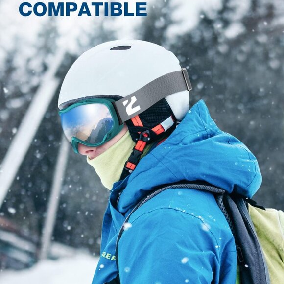 Ski Goggles OTG Anti fog Snow Goggles - Picture 3 of 7